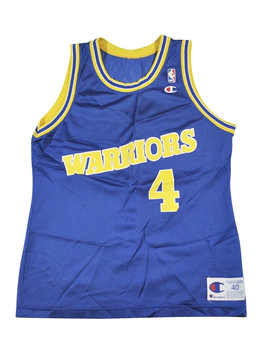 Vintage Golden State Warriors Champion Brand Chris Webber 90s Jersey Size 40